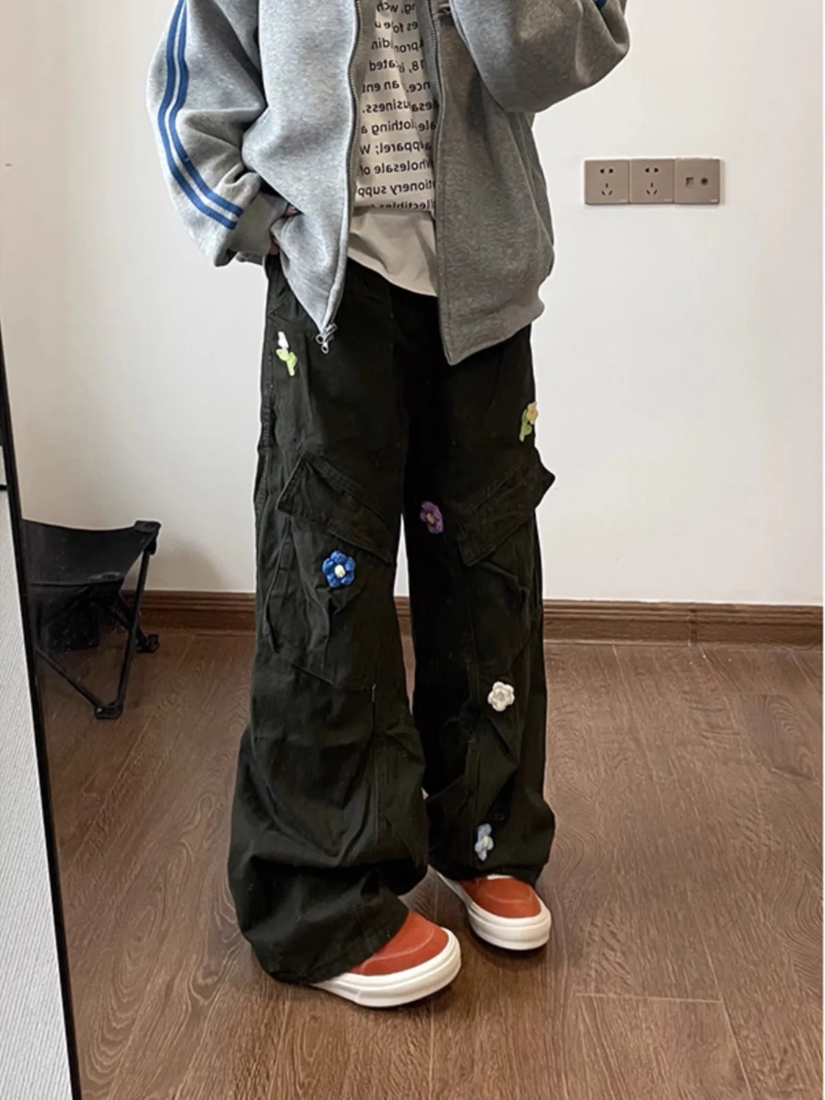 

Мужские повседневные брюки Cleanfit: свободные прямые широкие брюки в американском стиле для весны и осени