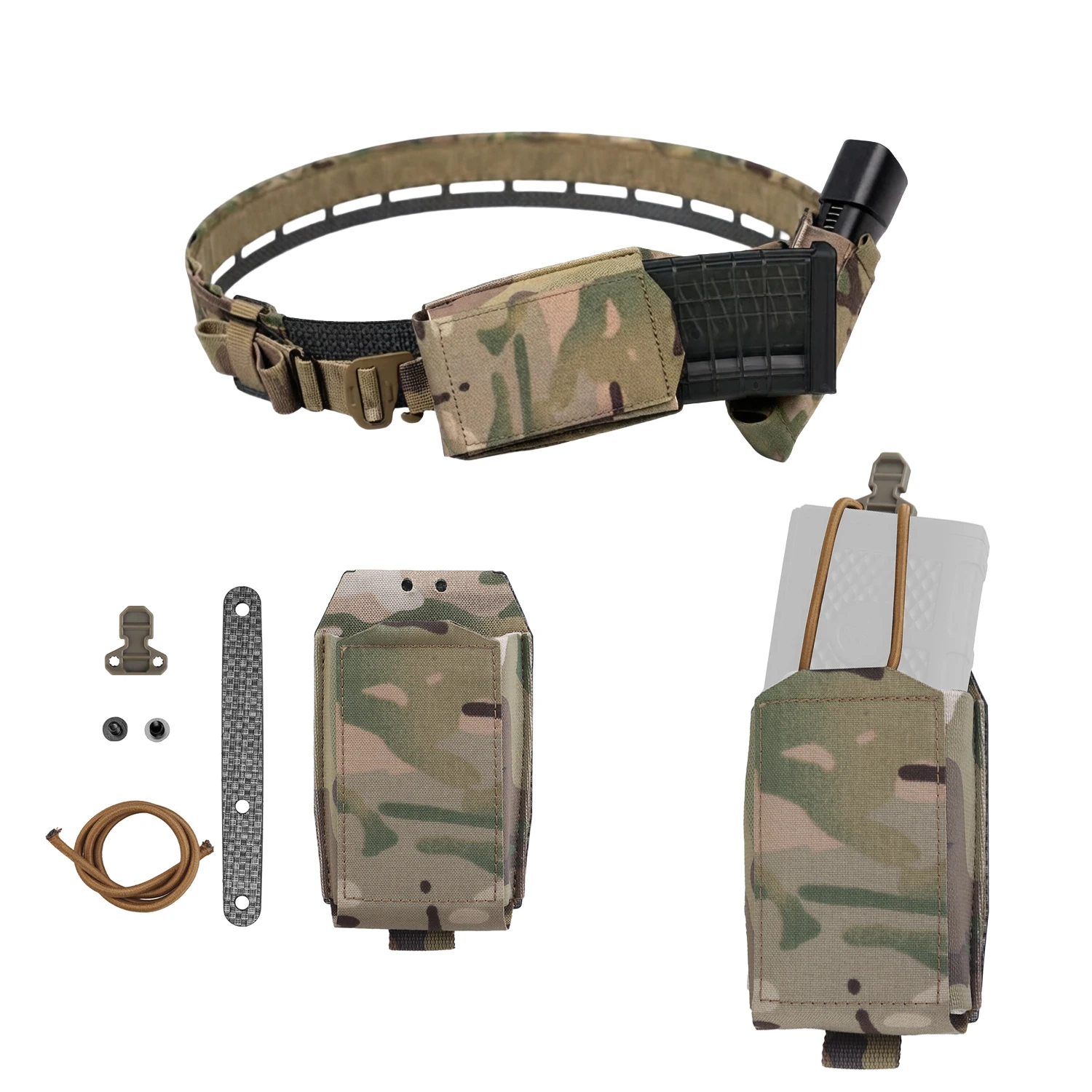 

Подсумок для магазинов Poseidon Defense LTB Horizontal Rifle Mag Pouch, легкий, для магазинов 5.56, совместим с ремнем LTB