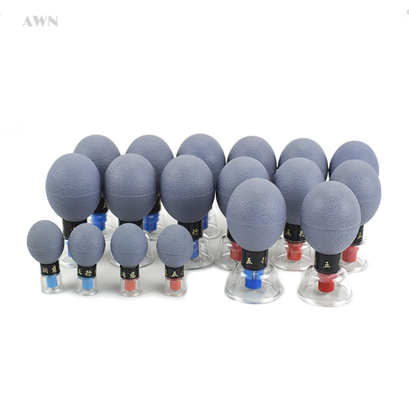 18 Magnetic Suction Cupping Meridian Acupunctuur Fysiotherapie Massage Vacuum Cupping Set Biomagnetic Therapy Household