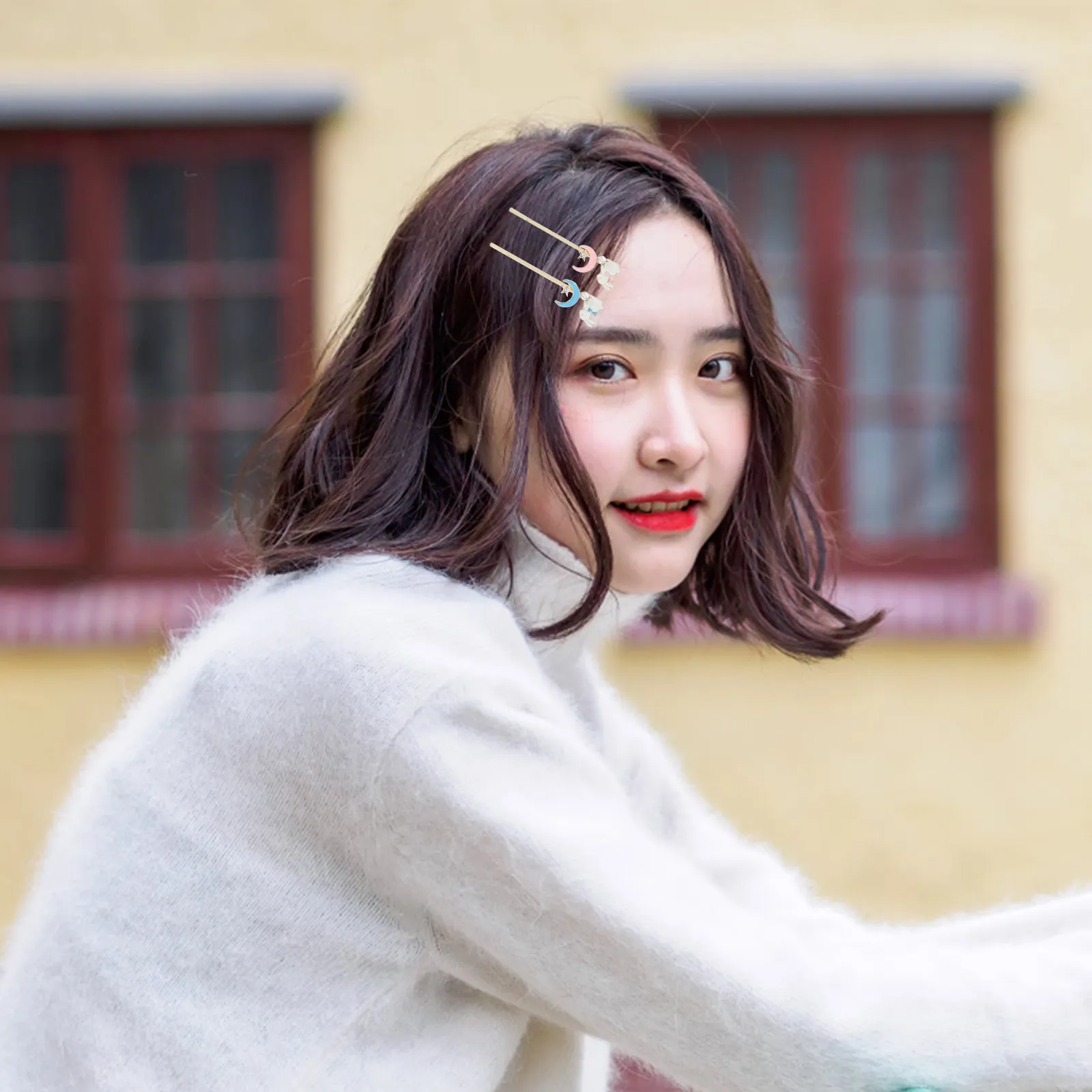 

6Pcs Bunny Hair Clips Rabbit Hairpins Cute Easter Hair Accessories Hairpins for Women Teens Girls Bobby Clips for Everyday