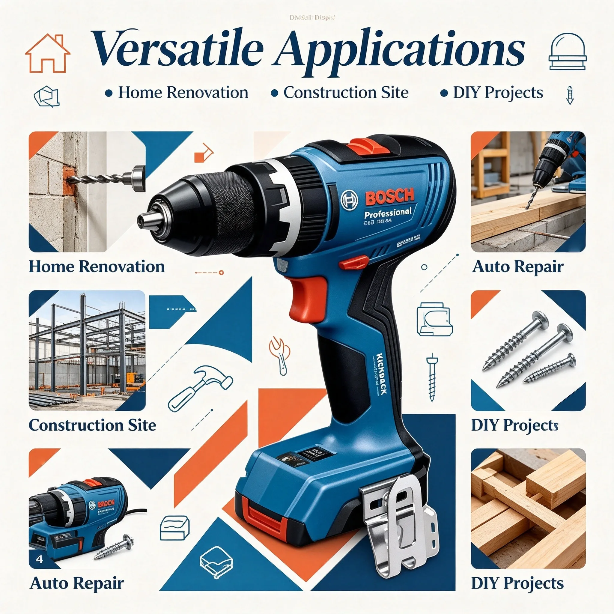 Bosch Drill Gsb 18V - BOSCH GSB 18V-65 Fırçasız Akülü Matkap