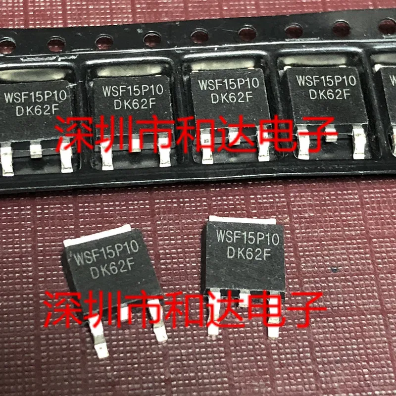 10 Uds original nuevo WSF15P10 TO-252 -100V -13A