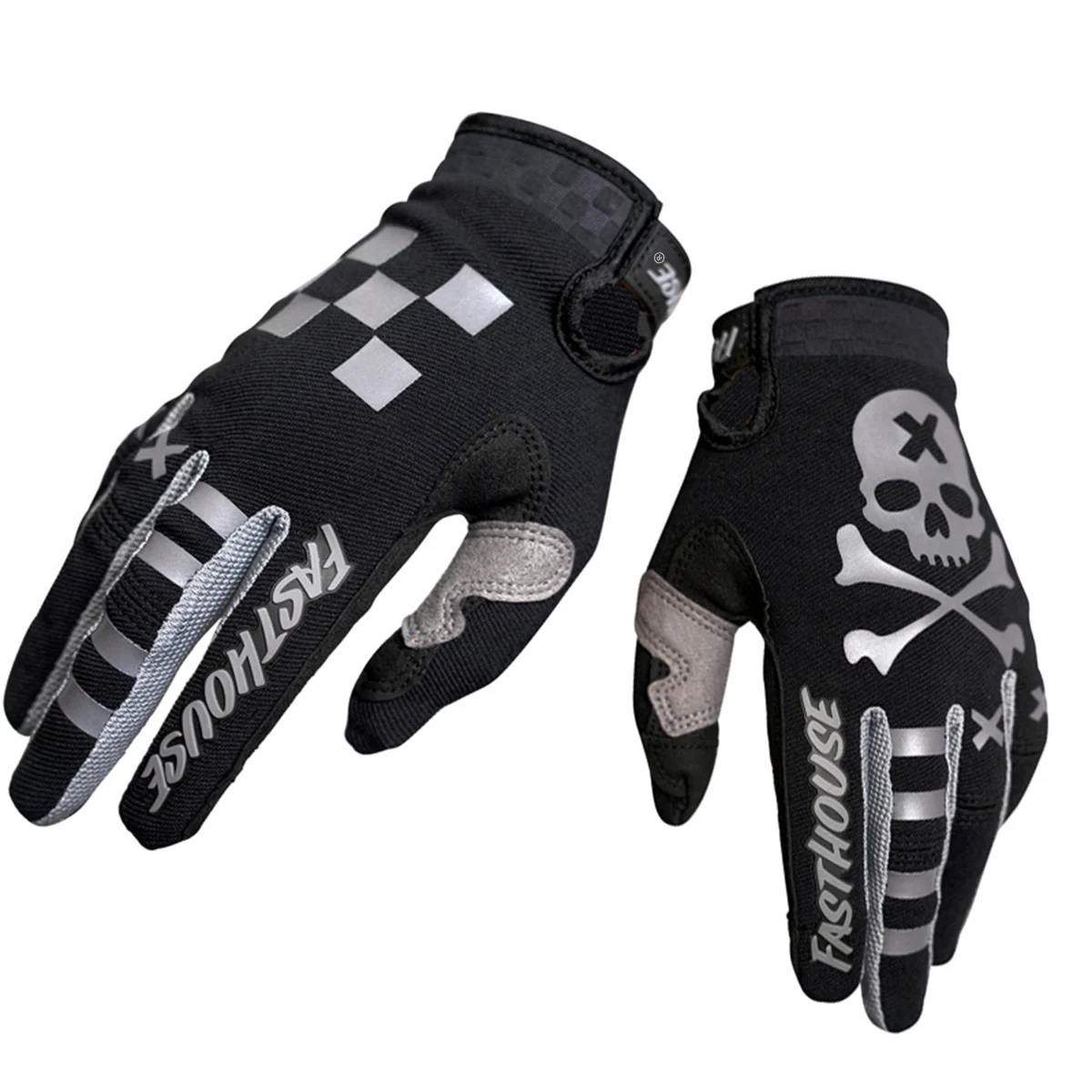 FASTHOUSE Motorcycle Gloves Leather Guantes Moto Verano Estivi Luvas Ciclismo Gant Cycling  Gloves Tactical Retro