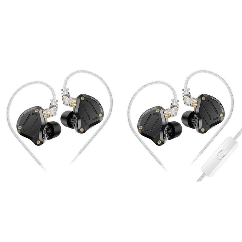 

Dynamic Driver Earphones Noise Cancelling Hifi In-Ear Heavy Bass Earbuds For Sport Music Gaming Headphones