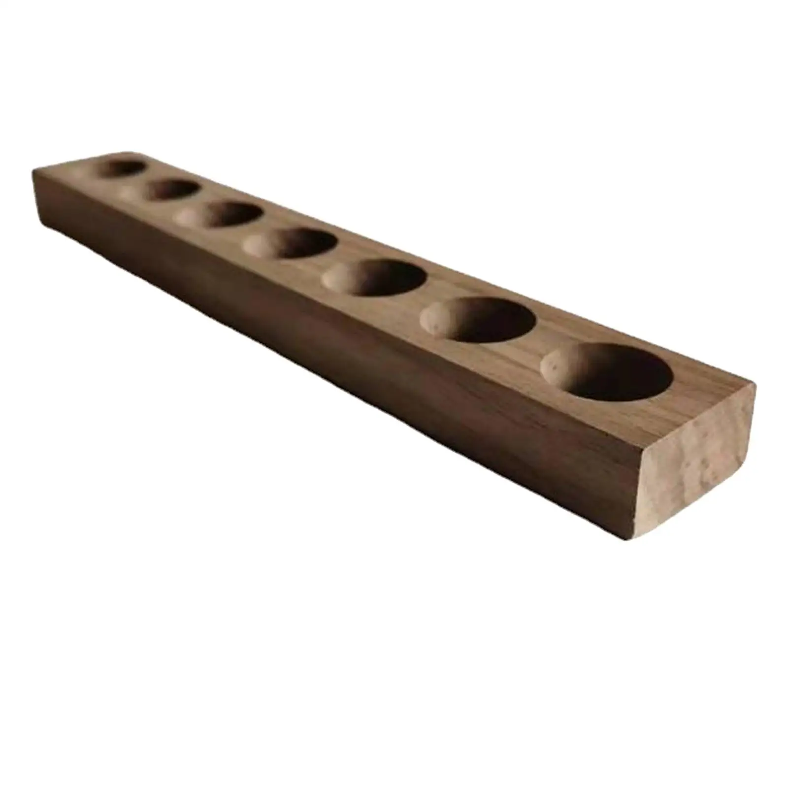 Wooden Essential Oil Display 10ml Bottle 7 Slots Organizer Holder