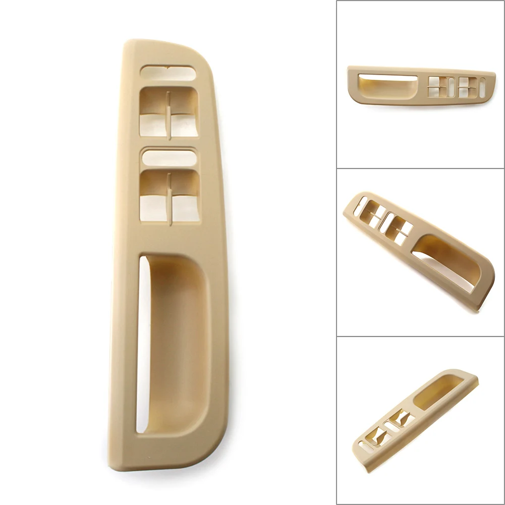 Beige Car Interior Door Window Switch Bezel Cover ABS for VW Passat Jetta/Bora Golf MK4 1999 2000 2001 2002 2003 2004 2005 RHD