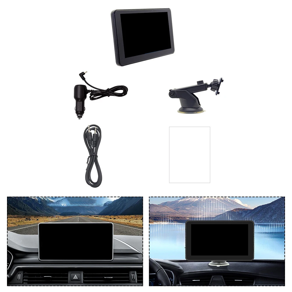 سيارة الملاحة المحمولة سيارة MP5 HD عكس الفيديو سيارة تشغيل الموسيقى جهاز نظام تحديد المواقع 7 بوصة 2 واط المدمج في المتكلم B-T الإصدار 5.0