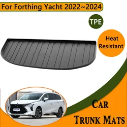 For Forthing Yacht 2023 Accessories 2022 2024 DFSK 4 U-Tour Car Trunk FMC M4 Mats Waterproof Anti-dirty Upholstered Storage Pad