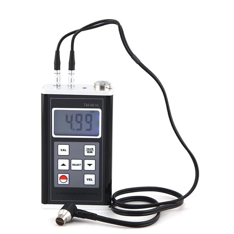 

TM-8818 Ultrasonic Pipe Thickness Gauge 0.9~400mm