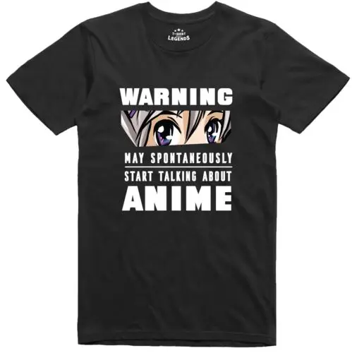 Hommes Anime T Shirt Manga Japonais Geek Coupe Standard T-Shirt