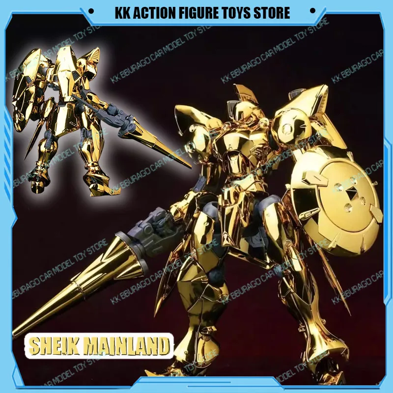 

Sheik Mainla1/144 Limited Electroplating Golden Knight Mecha Assembly Model Hyper Cavalry Action Figure Collectible Toy For Fans