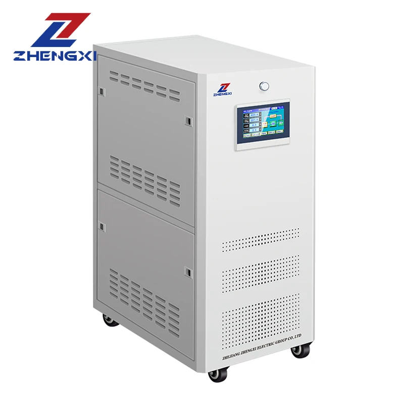ZBW 150KVA SVC Three-Phase LCD Intelligent Automatic Servo Motor Non-Contact 50Hz Frequency Stabilizer