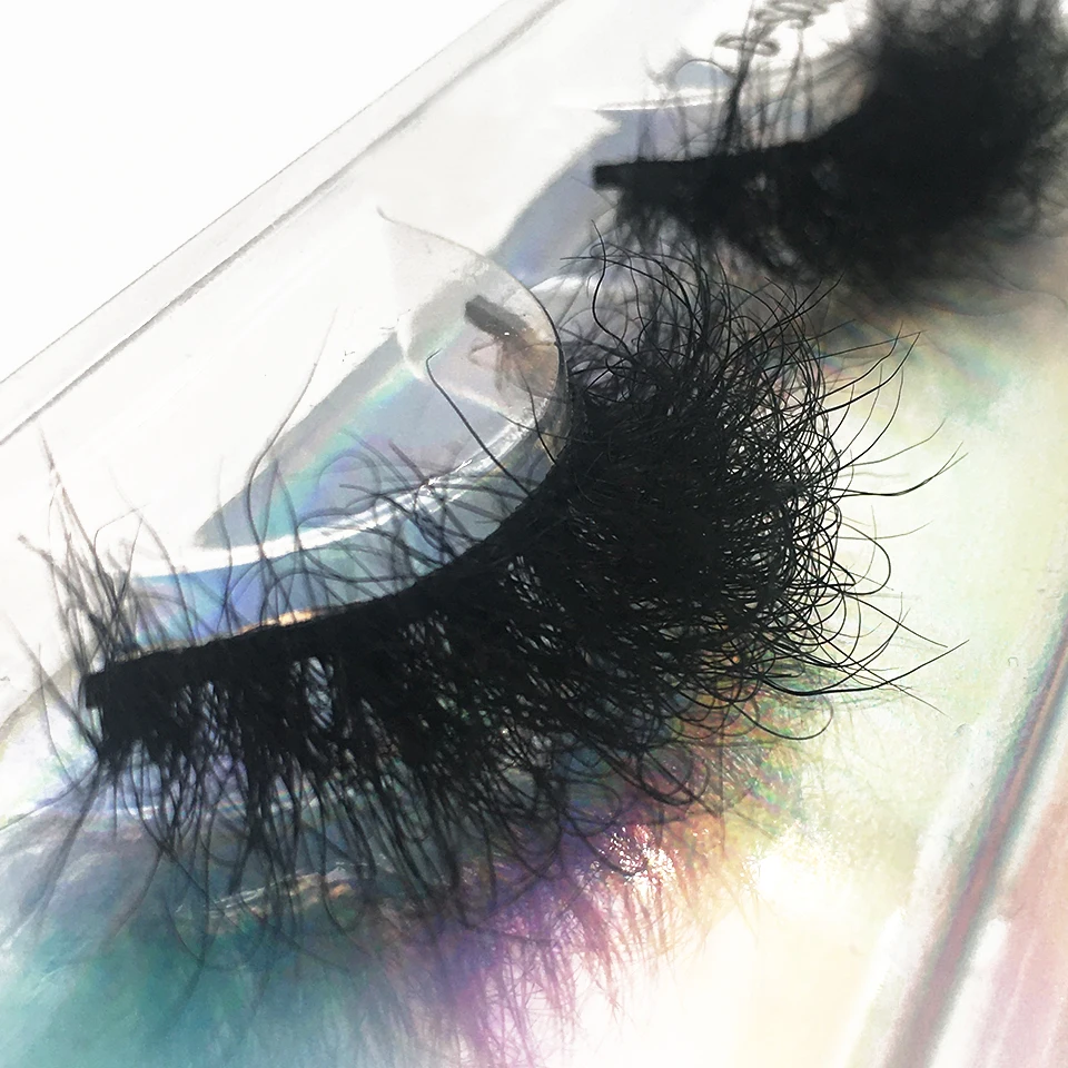 40Pairs fluffy mink lashes wholesale ship from usa warehouse 2025 new messy 3d mink eyelashes suppliers