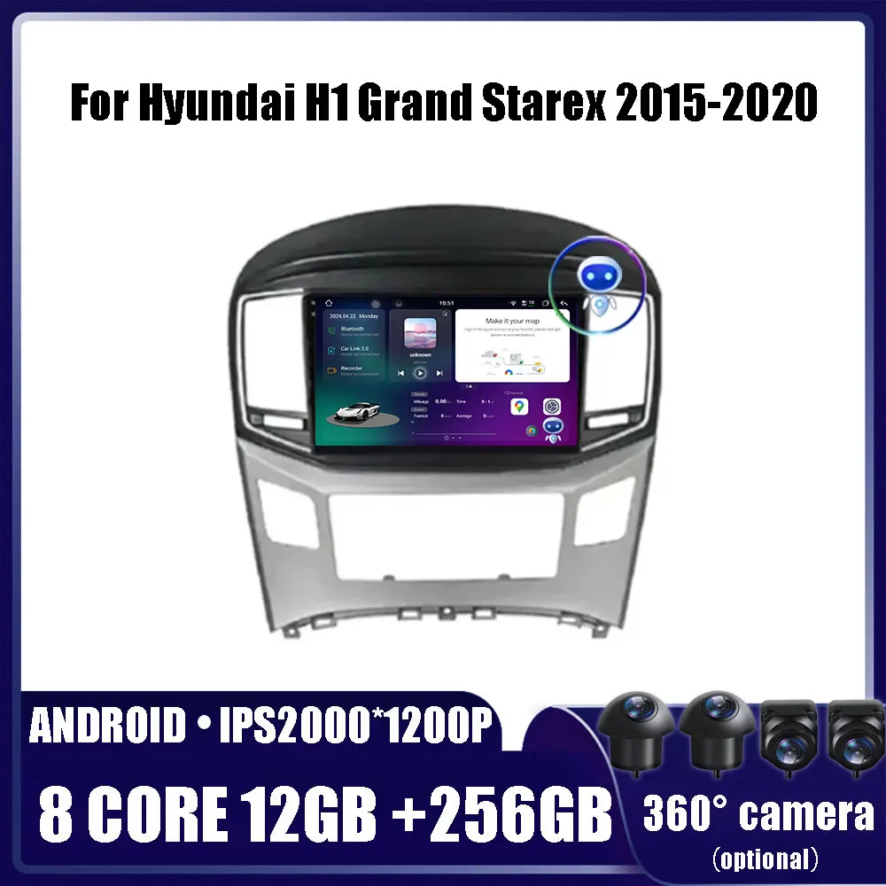 Android OS Navigation GPS DSP Carplay WIFI Car Radio Multimedia Player For Hyundai H1 Grand Starex 2015 - 2020