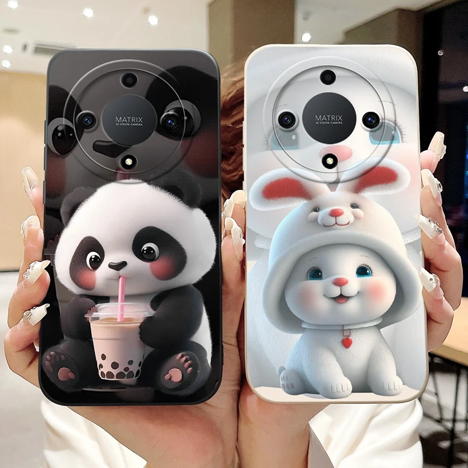 For Honor Magic 5 Lite Case Honor X9A RMO-NX1 Cute Cartoon Painted Cover Soft TPU Phone Case For Honor Magic5 Lite HonorX9a Bags