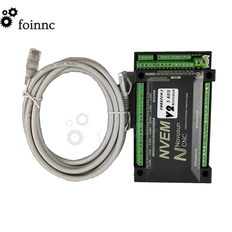 Tarjeta de control NVEM Mach3, puerto Ethernet de 200KHz, controlador de movimiento de 3 4 5 y 6 ejes para enrutador CNC
