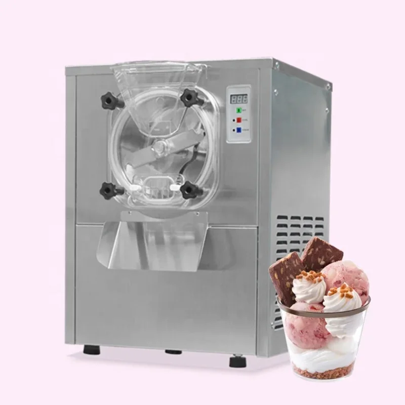 

North America small countertop hard ice cream machine tabletop/hard ice cream maker/batch freezer
