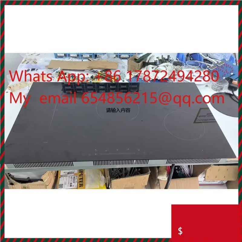 91cm Built-In Induction Cooktop with 5 Burners Touch Control Stainless Steel Electric Cooktops for Kitchen