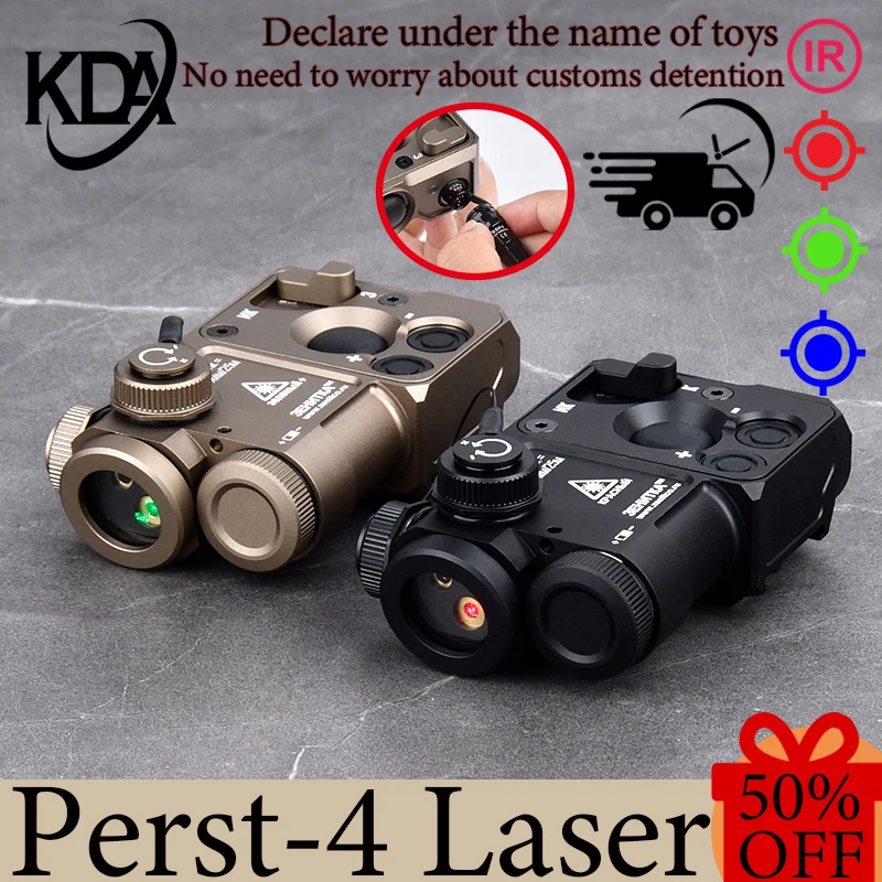 WADSN Metal Perst-4 P4 IR Version Red Dot Green Blue Aiming Indicator Strobe Scout Light Power Hunting Optics Fit 20mm Rail