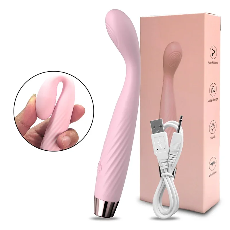 Beginner G-Spot Vibrator for Women 8 Seconds to Orgasm Finger Shaped Vibes Nipple Clitoris Stimulator Sex Toys for Adult Female