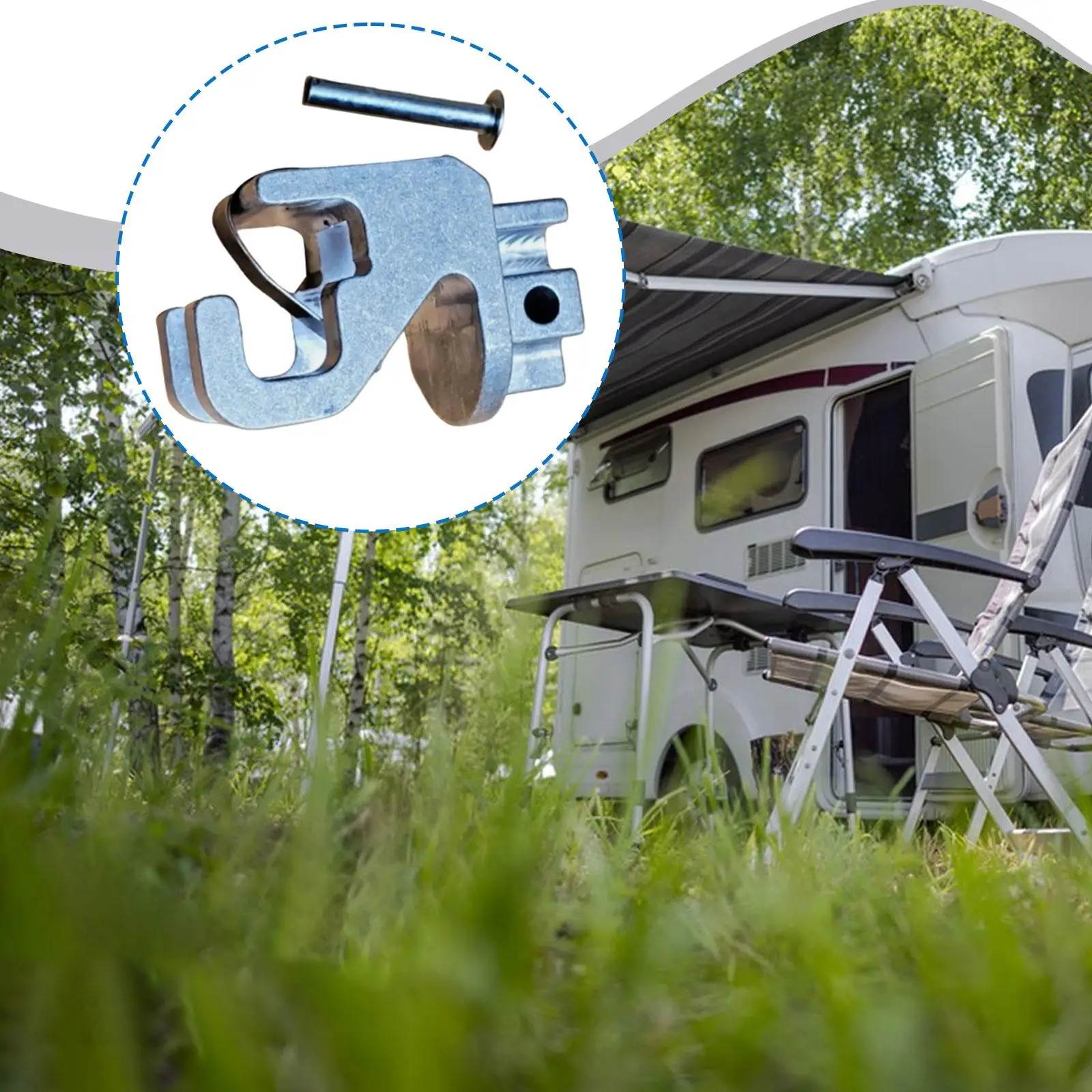 

RV Awning Lower Rafter Claw Weather Resistant Rust Resistant Awning Parts