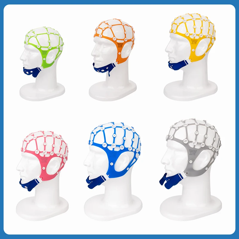 EEG Cap Free Positioning Disc Electrode Fixed Cap Used with Conductive Paste