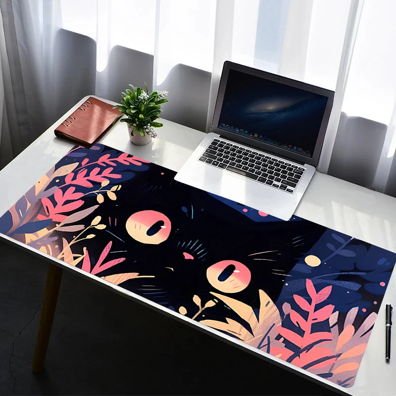 

Mouse Pad PC Non Slip Rubber Cartoon Mousepad Laptop Gamer Cabinet Keyboard Pad Office Computer Gaming Desk Flower Cat Mouse Mat