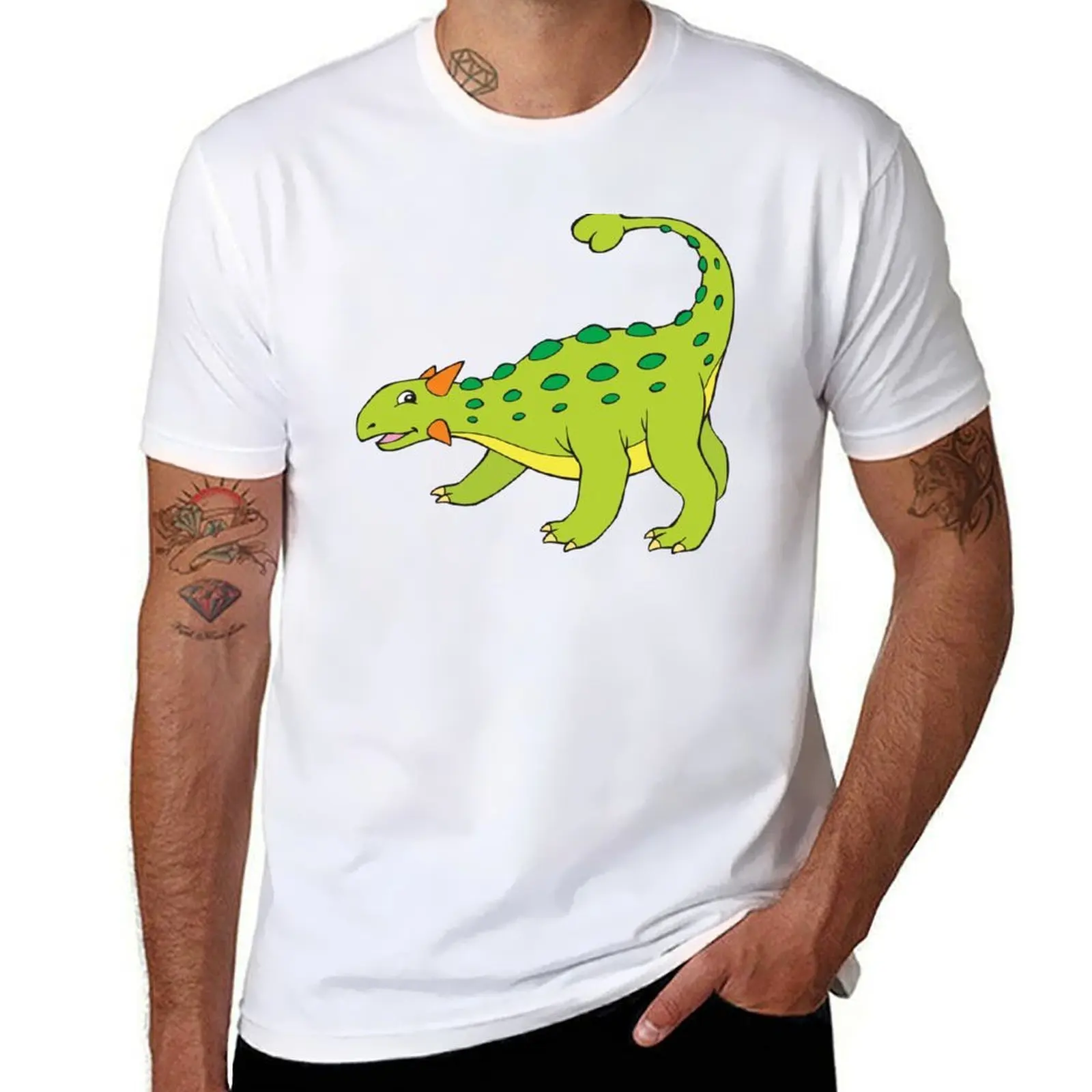 

Ankylosaurus - Cute Dinosaur T-Shirt man t shirt luxury graphic t shirts for man T-Shirt