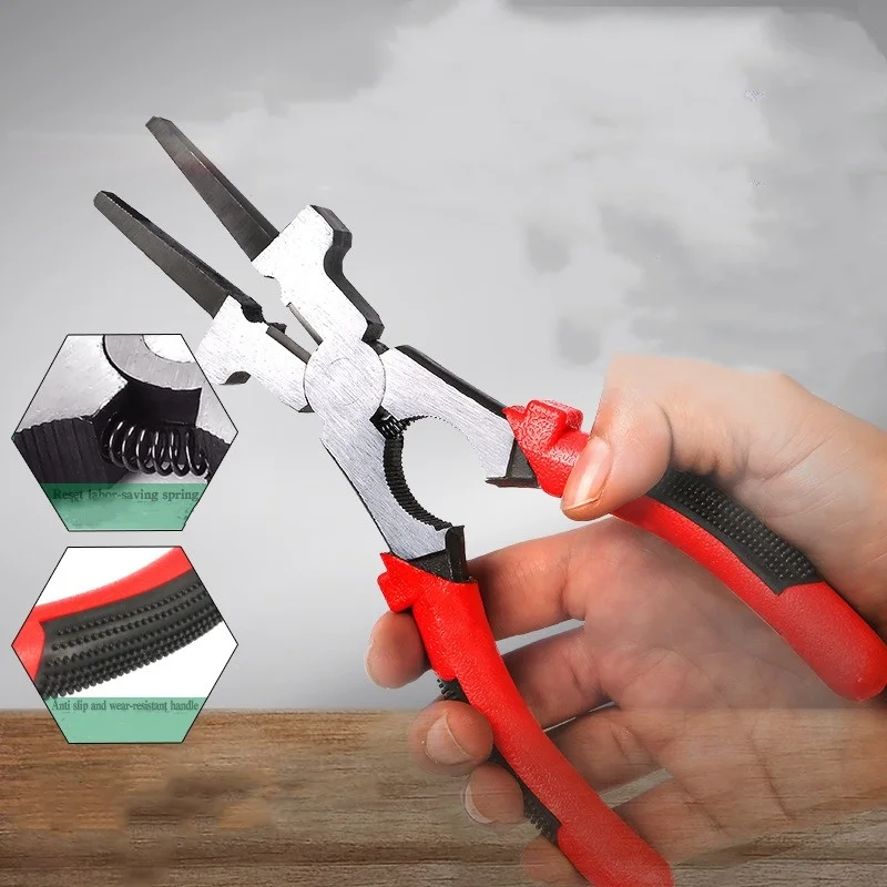 كماشة لحام كهربائية متعددة الوظائف مقاس 8 بوصة لمدربات اللحام الواقية من الغاز كماشة زنبركية خاصة أداة مساعدة MIG