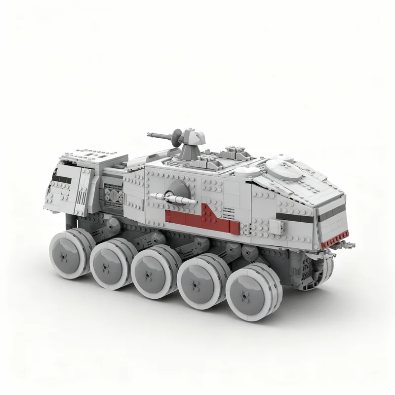 1712pcs MOC Clone Turbo Tank Star Battle Model Building Blocks Construction Toy Christmas Gifts DIY Creative Idea Education view 3