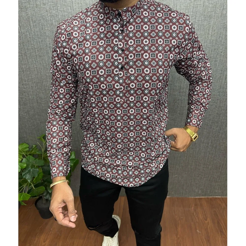 Muslim Long Sleeves Shirt Aman Abaya Jubba Pakistan Muslim Saudi Arabia Djellaba Islam Clothing Prayer National Style