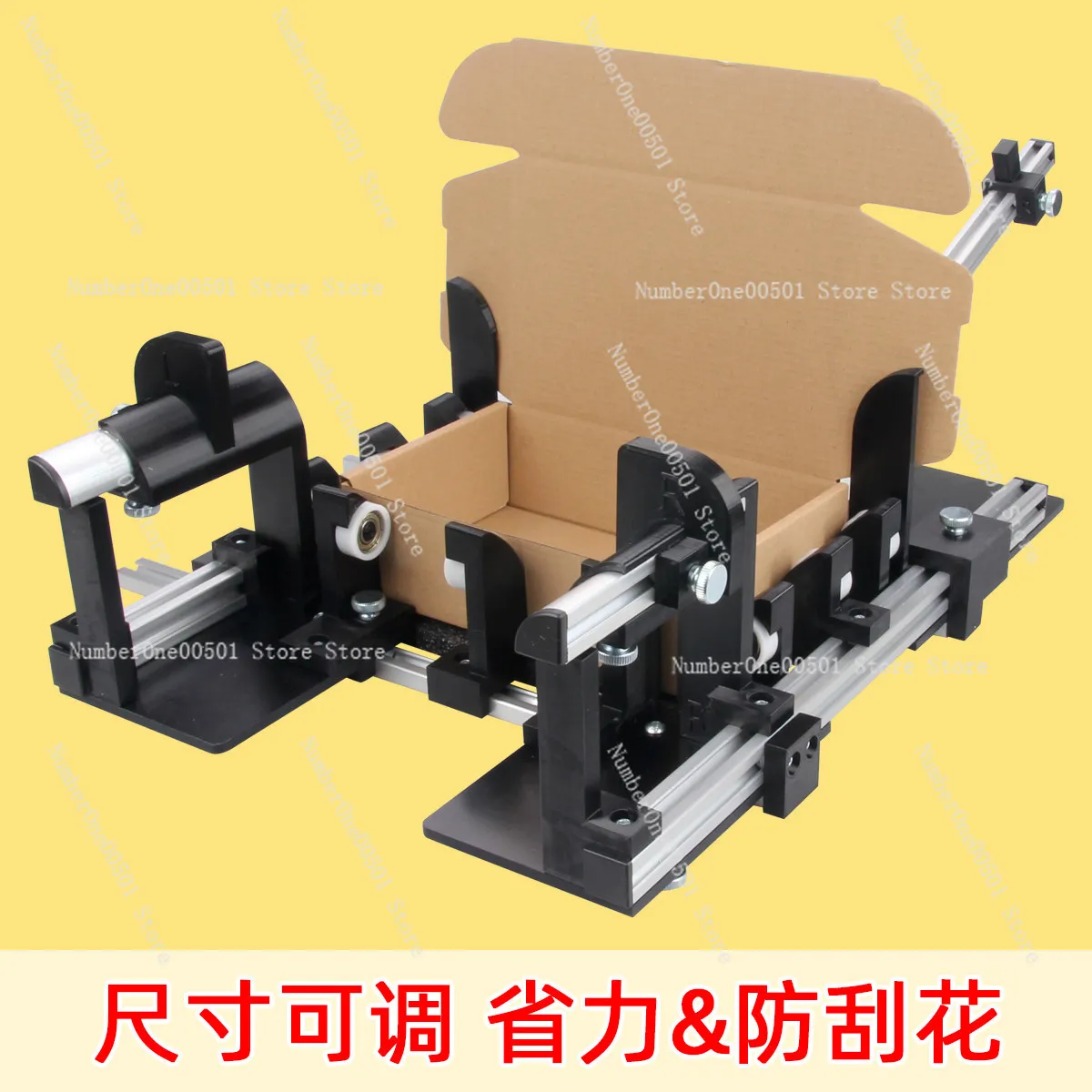 Easy Fold Box Jig Manual Carton Folding Tool Adjustable Size Packing Machine Tool