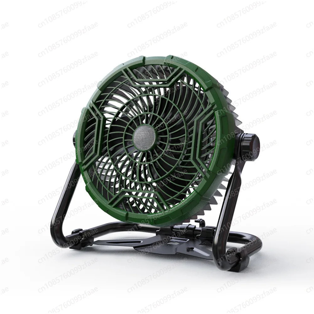 Large capacity, high endurance car charging fan with high power and strong winds suitable for indoor and outdoor camping