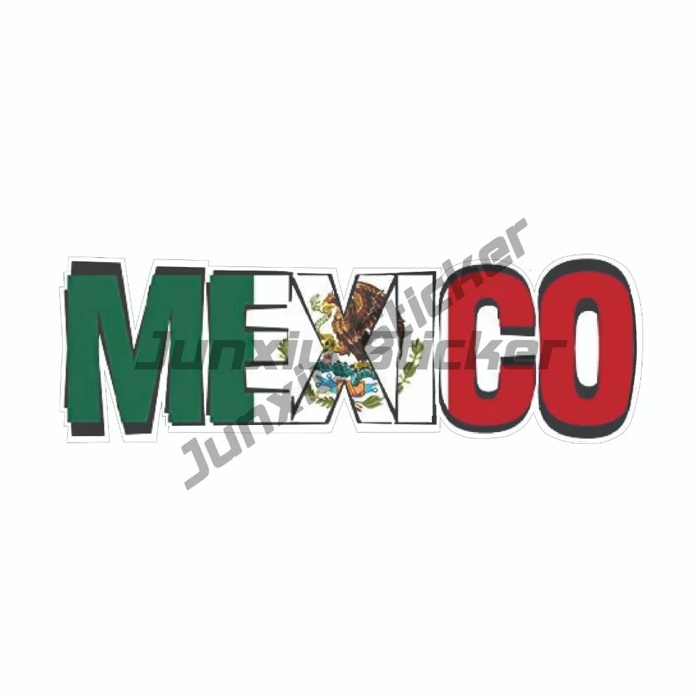 

Mexico Sticker Decal Bumper Stickers Scratch-proof Adventure Motorcycle Suv Camping Car Decals Decoration