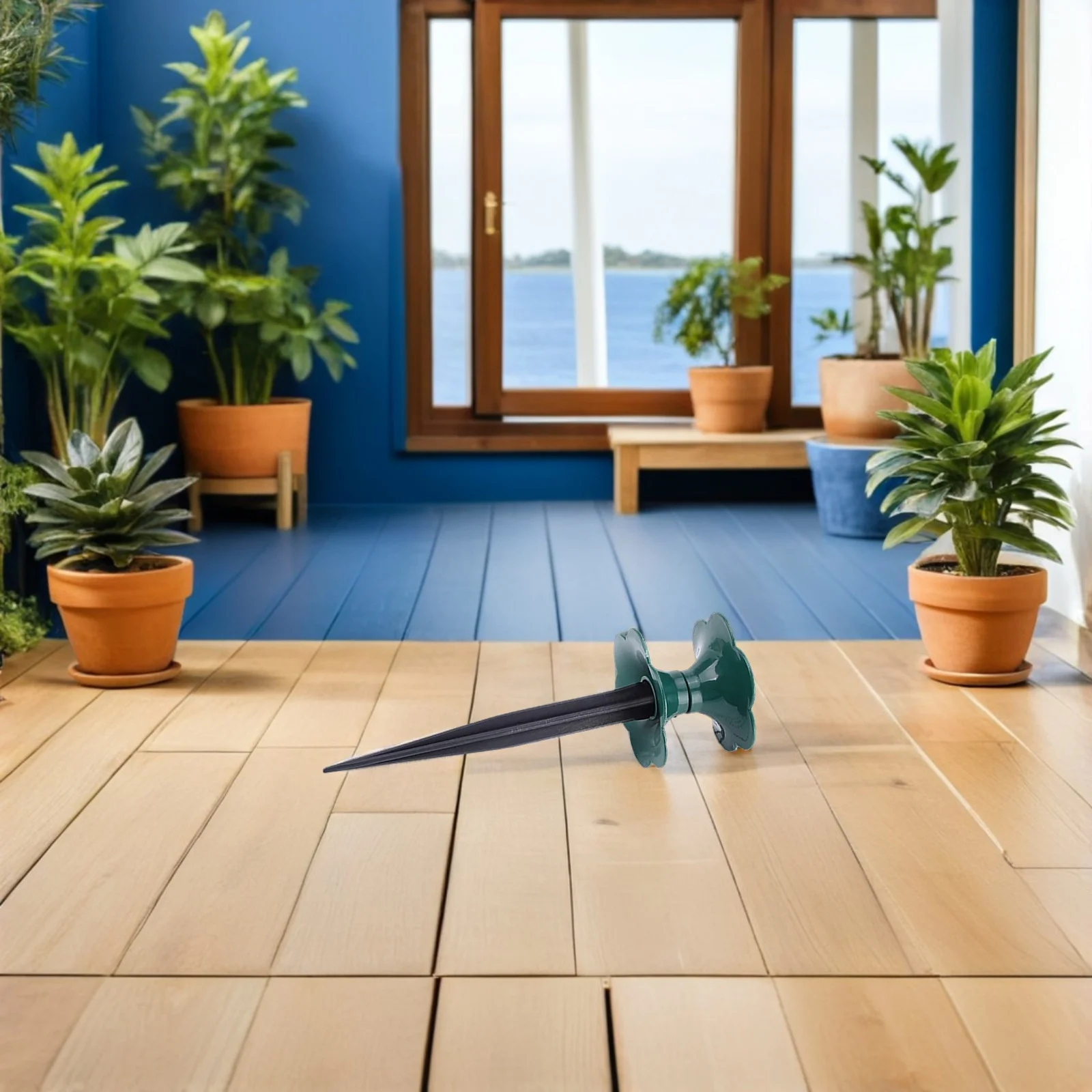 

6Pcs Hose Guide Stakes for Garden Reliable Plastic Spikes to Secure Water Lines in Lawns Flower Beds Greenhouses Weather