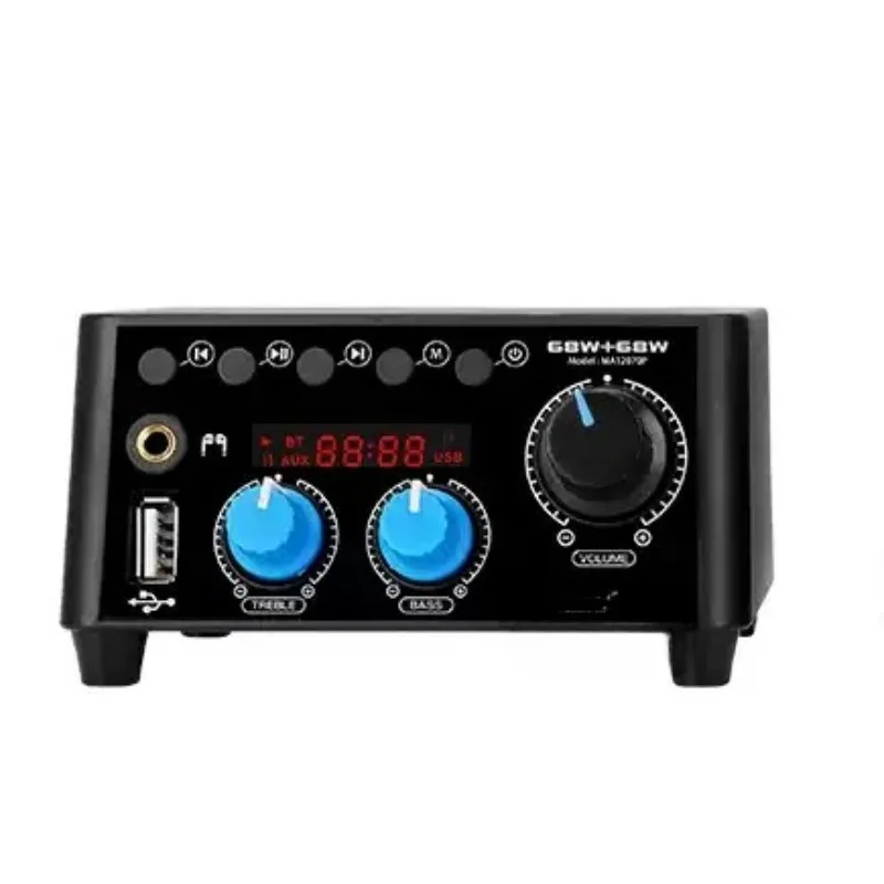 Bluetooth Power Amplifier MA12070P Digital Power Amplifier Hifi Fever Audio U Disk Lossless Player Does Not Support MP3