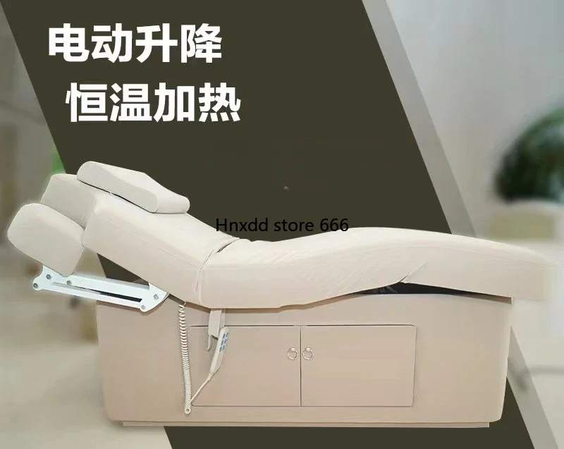 Electric latex heating massage bed for beauty salons