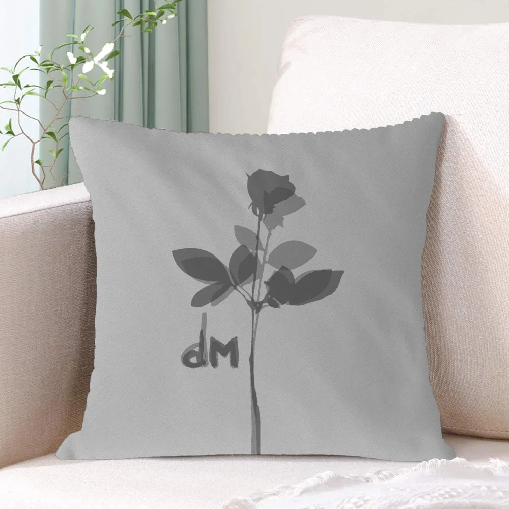 Throw Pillow Covers Depeche Mode 45x45 Cushions Cover Personalized Gift Decorative Pillowcase Luxury Living Room Decoration Home