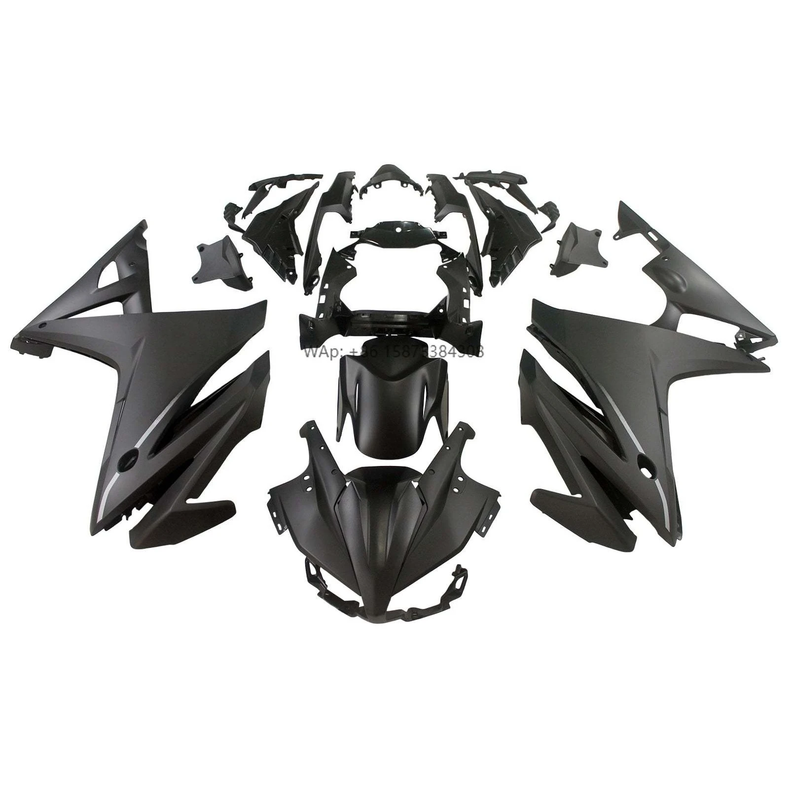 

Fairings for CBR500R 2016 2017 2018 Black Bodywork Panels Abs Plastic Motorcycle Fairing Kit
