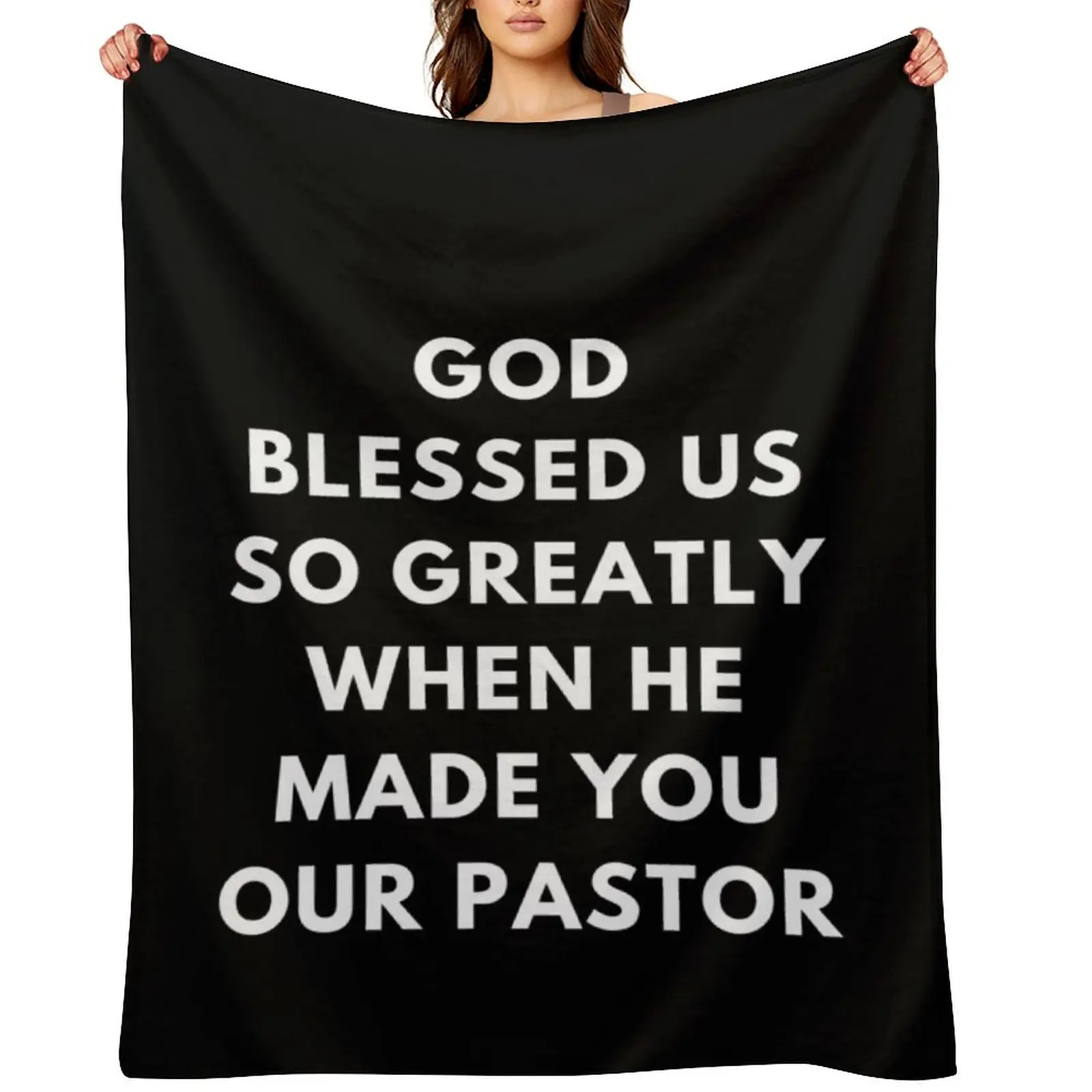 

Pastor Appreciation Throw Blanket Plaid Giant Sofa Hairy christmas gifts Blankets