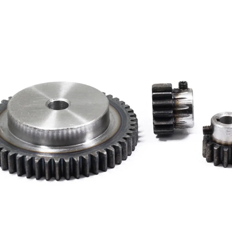 2M Bossed Tandwiel 10T-60T Std Boring 8/10/12/14/15/16/17/18/19/20/22 Cilindrische/Getrapt Precisie Gear Krachttransmissie