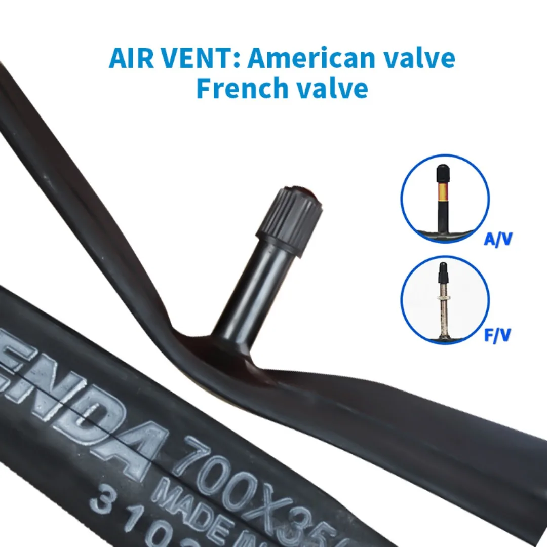 5PCS KENDA Fahrrad Reifen Innenrohr 700C 18-23C 23-25C 28-32C 35-43C 45C Kamera Schrader Presta Ventil Innenrohr Rennrad Reifen – Detail 2