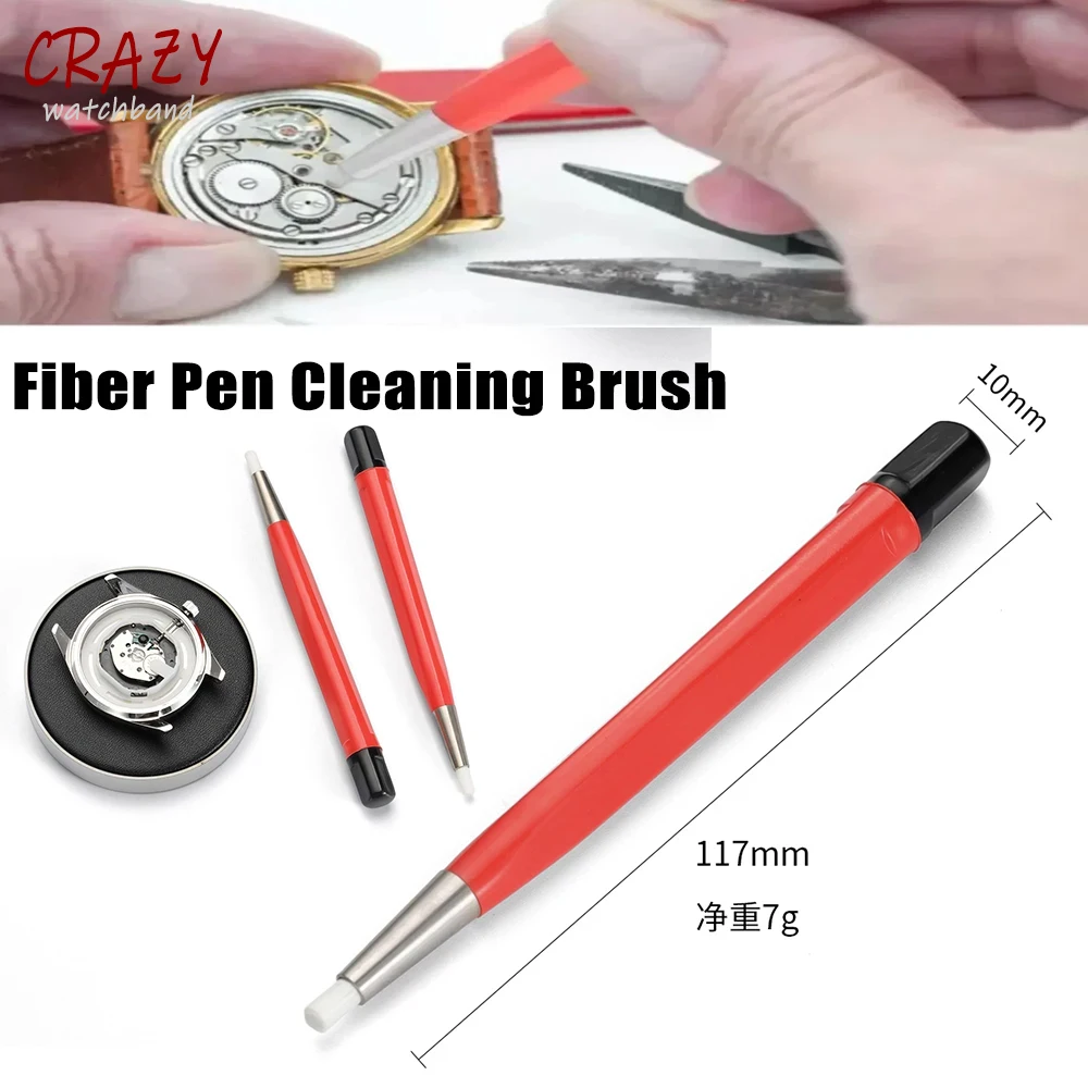 Faser Stift Reinigung Pinsel Uhr Rost Entfernung Stift Glas Faser Sauber Polieren Werkzeug Uhr Teil Rost Kratzer Entfernen Reparatur Werkzeug