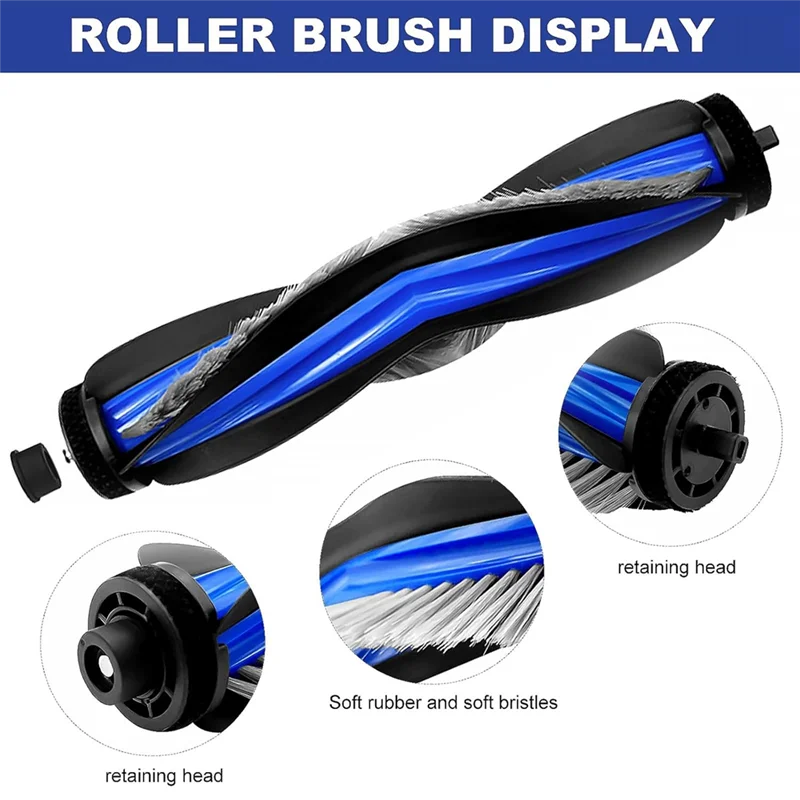 【Venda relâmpago】 rolo escova lateral filtro mop pano saco de pó para ecovacs deebot n30 omni/n30 pro omni/n30 pro aspirador de pó acces