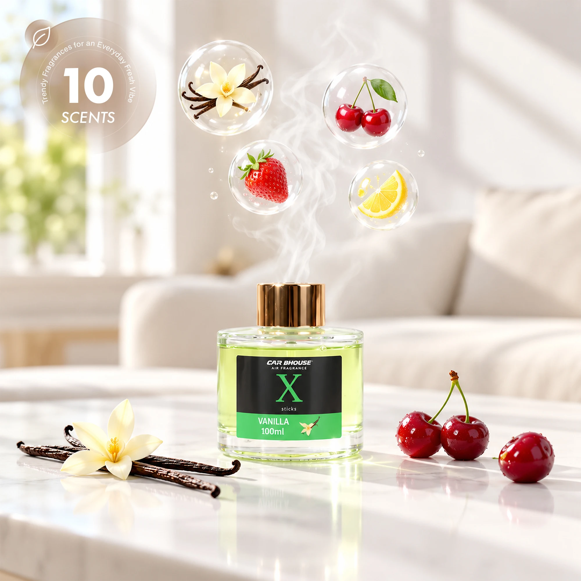 Penyegar Udara Aroma Bunga dan - Home Fragrance Logo ulasan dan harga