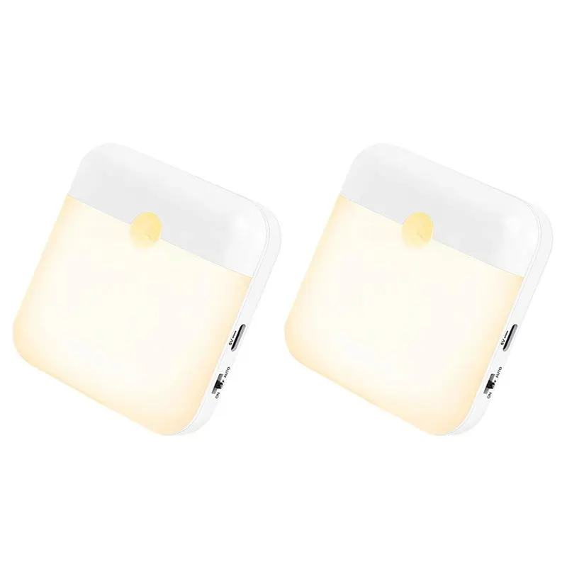 ABLN-Wireless LED Wall Lamp Human Motion Sensor Lamp Motion Sensor Light Rechargeable LED Lamp