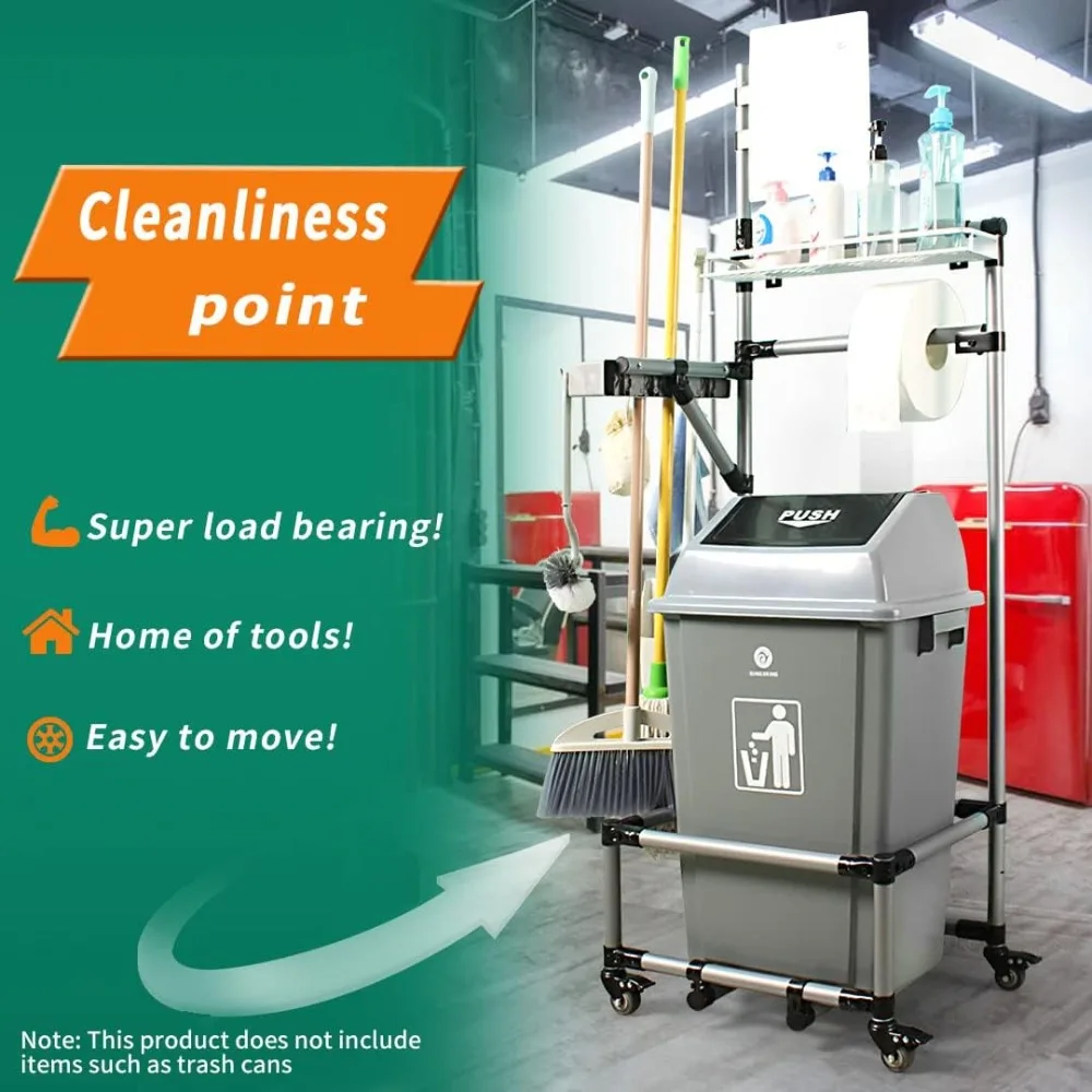 5s cleaning station cleanliness point cleaning tool organizer keep cleaning tool in order tool tower