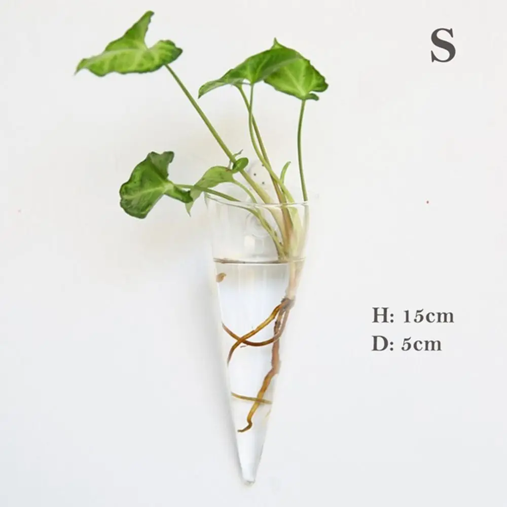 النباتات غير النظامية شكل ديكورات المنزل خزان الأسماك تنقية منزل حاوية النبات زهرة زهرية المائية زهرية اناء للزهور #1