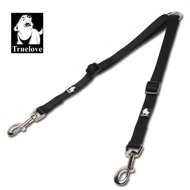 Truelove TLL2372 Double-Ended Traction Rope Detachable One For Two Pet Dog Traction Leash Nylon Double Leash Kit For 2 Dogs