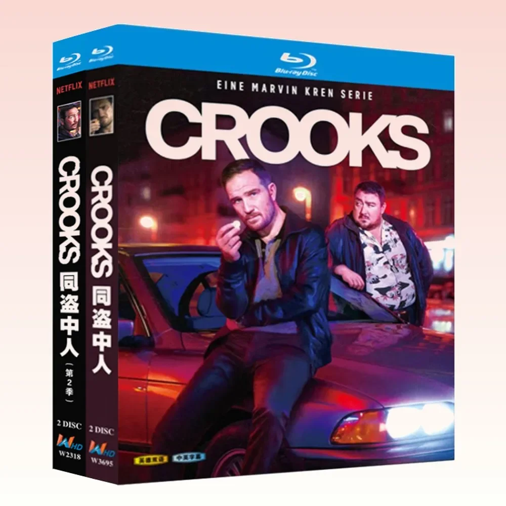 Blu-ray Ultra HD German TV Series Same Thief Seasons 1–2 BD Discs Box Set with Chinese English and Traditional Chinese Subtitles
